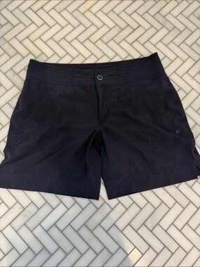 Athleta NAVY (not black) Women's Active Bermuda Shorts